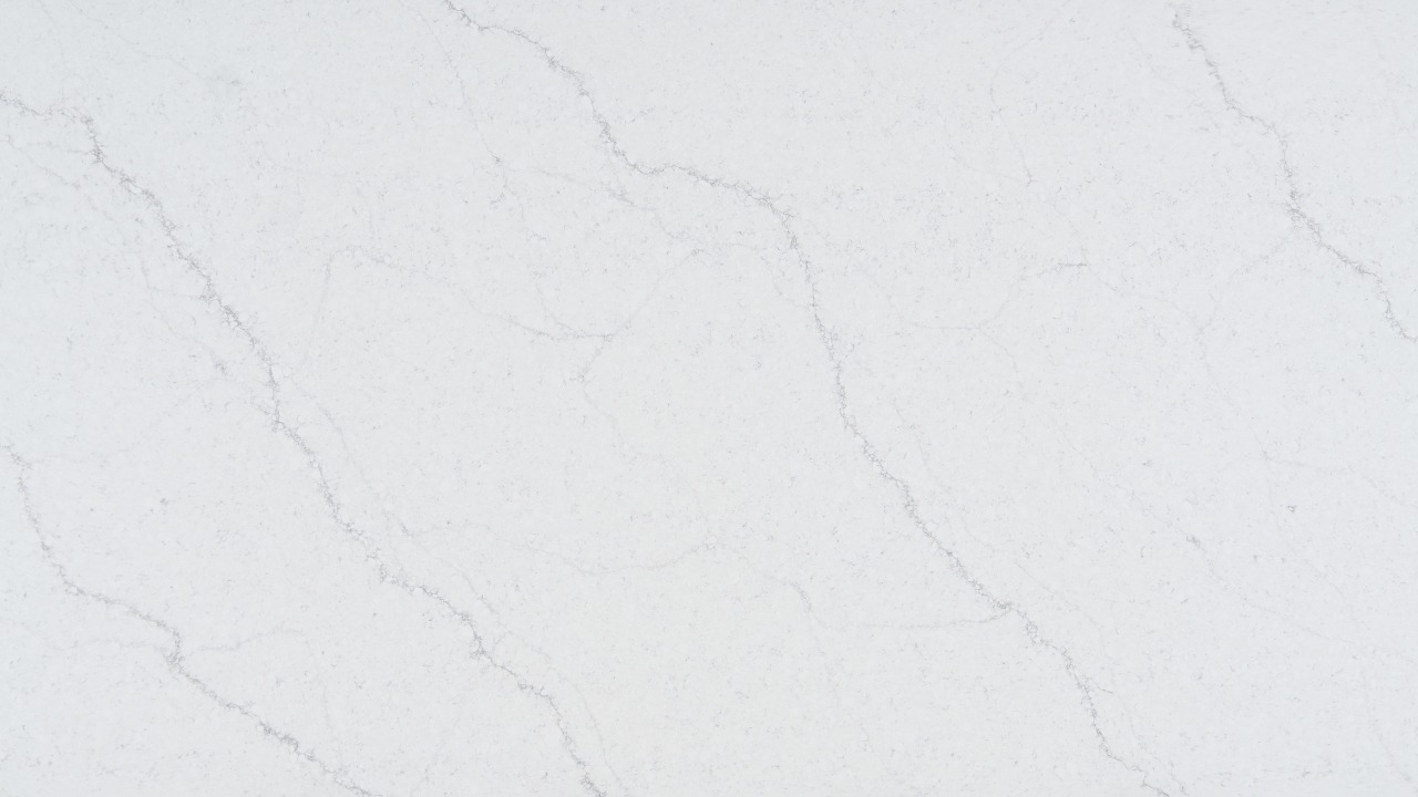 Minute White slab surface