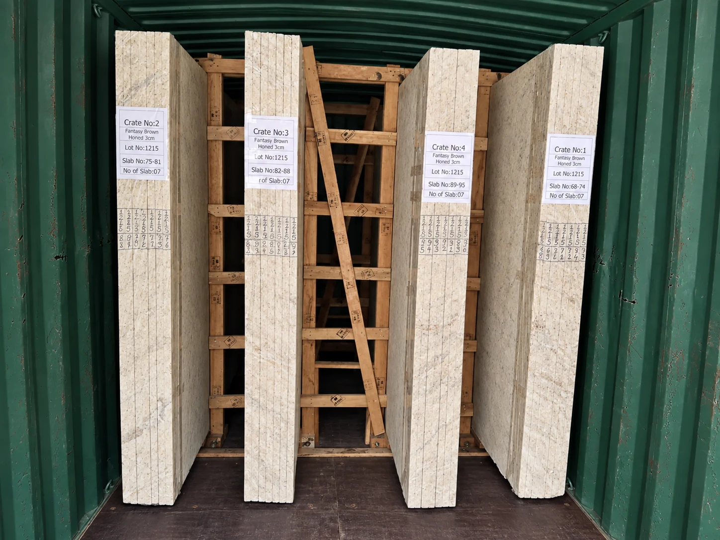 Gangsaw Slabs Loading