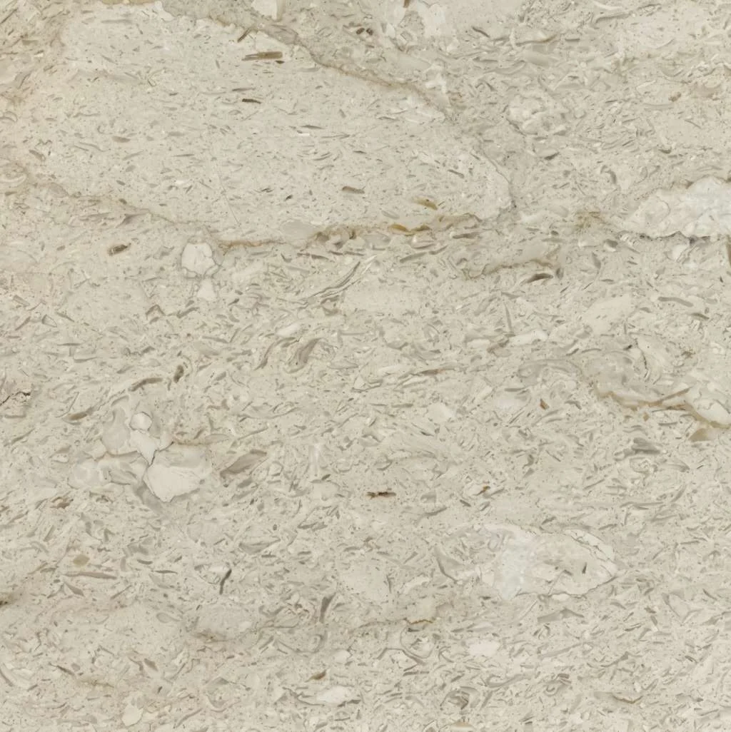 Polished stone slab surface